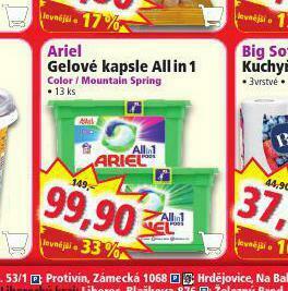Norma Ariel gelové kapsle nabídka