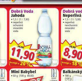 Norma Dobrá voda jahoda nabídka