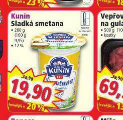 Norma Kunín sladká smetana nabídka