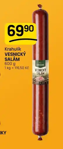 Flop Krahulík vesnický salám nabídka