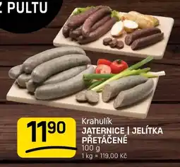 Flop Krahulík jaternice | jelítka přetáčené nabídka
