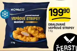Flop Nowaco vepřové stripsy bravčové nabídka