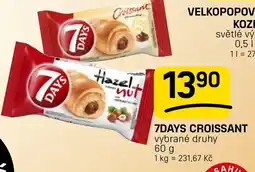 Flop 7days croissant vybrané druhy nabídka