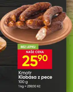 Hruška Kmotr klobása z pece nabídka