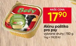 Hruška Bely akinu paštika pro psy nabídka