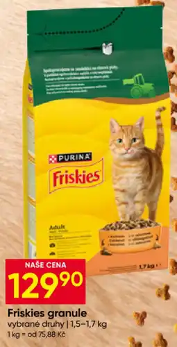 Hruška Friskies granule nabídka