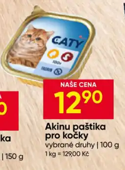 Hruška Akinu paštika pro kočky nabídka