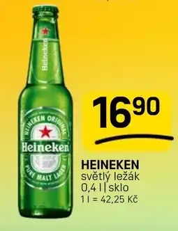 Flop Heineken světlý ležák nabídka