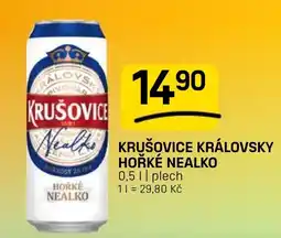 Flop Krušovice královský hořké nealko nabídka