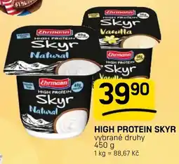 Flop Ehrmann high protein skyr nabídka