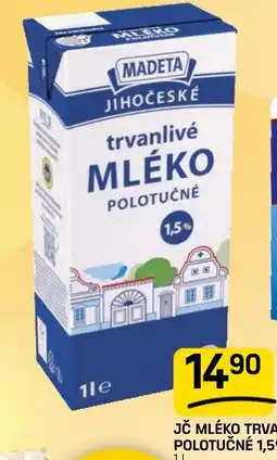 Flop Madeta jihočeské trvanlivé mléko polotučné nabídka