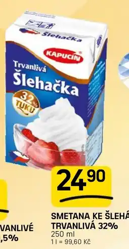 Flop Kapucín trvanlivá šlehačka nabídka