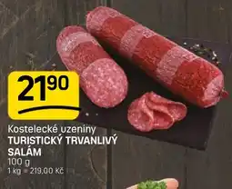Flop Kostelecké uzeniny turistický trvanlivý salám nabídka