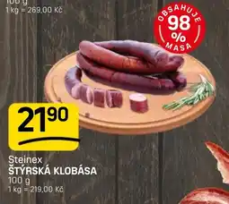 Flop Steinex štýrská klobása nabídka