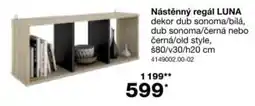 Sconto Luna nástěnný regál nabídka