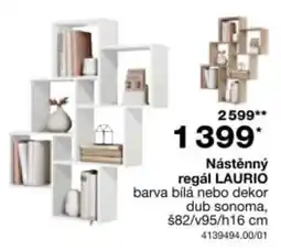 Sconto Laurio nástěnný regál nabídka