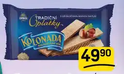 Flop Oplatky kolonáda s oříškočokoládovou náplní nabídka