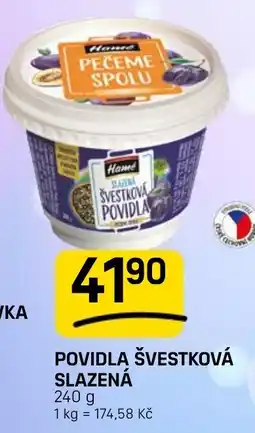 Flop Hame švestková povidla slazená nabídka
