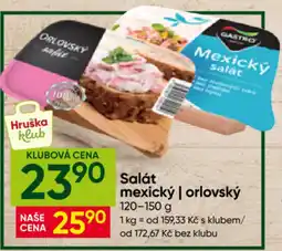 Hruška Gastro mexický salát | orlovský salát nabídka
