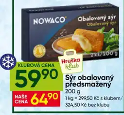 Hruška Nowaco sýr obalovaný předsmažený nabídka
