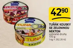 Flop Nekton tuňák kousky se zeleninou nabídka