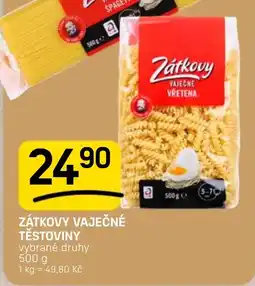 Flop Zátkovy vajíčné těstoviny nabídka