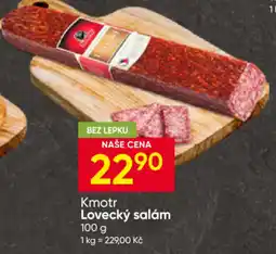Hruška Kmotr Lovecký salám nabídka