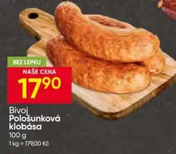 Hruška Bivoj Pološunková klobása nabídka