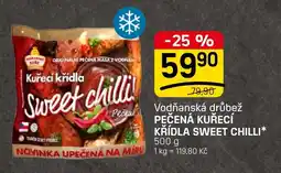 Flop Vodňanská drůbež pečená kuřecí křídla sweet chilli nabídka