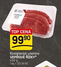 Flop Kostelecké uzeniny Vepřové řízky nabídka