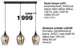 Sconto Luci stolní lampa nabídka