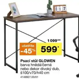 Sconto Psací stůl GLOWEN nabídka