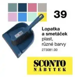 Sconto Scconto nábytek lopatka a smetáček plast nabídka