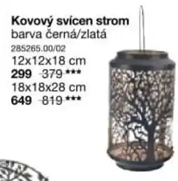 Sconto Kovový svícen strom nabídka