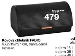 Sconto Kovový chlebník FABIO nabídka