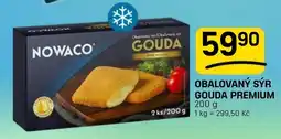 Flop Nowaco obalovaný sýr gouda premium nabídka