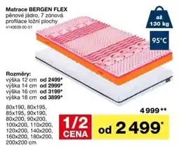 Sconto Bergen flex matrace nabídka