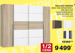 Sconto Aragon šatní skříň nabídka