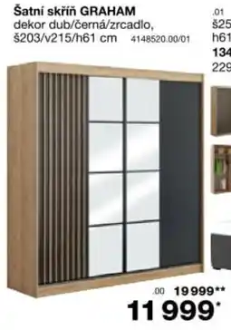 Sconto Graham šatní skříň nabídka