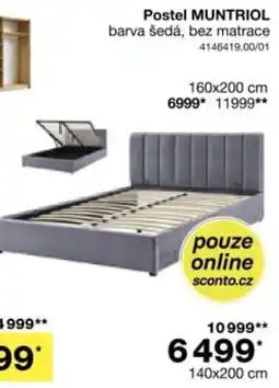 Sconto Postel MUNTRIOL nabídka
