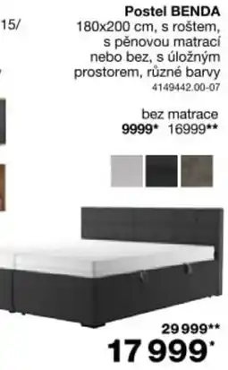 Sconto Postel BENDA nabídka