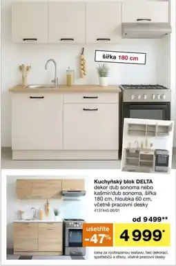 Sconto Kuchyňský blok DELTA nabídka