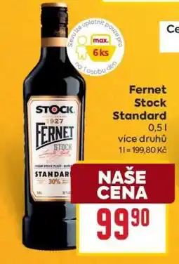Billa FERNET STOCK STANDARD nabídka