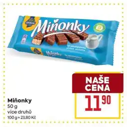 Billa Miňonky nabídka