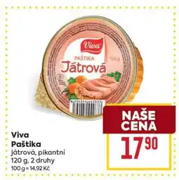 Billa Viva Paštika nabídka