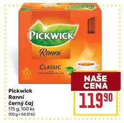 Billa Pickwick Ranní, černý čaj nabídka
