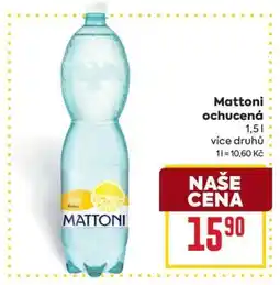 Billa Mattoni ochucená nabídka