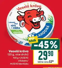 Billa Veselá kráva nabídka