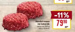 Billa Hovězí maso na tatarák nabídka