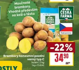 Billa Brambory konzumní pozdní varný typ C nabídka